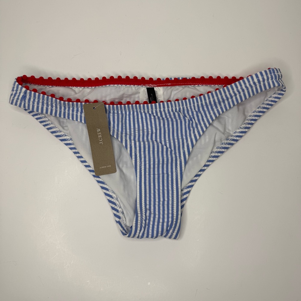 J.Crew Seersucker Lowrider Bikini
Bottom NWT SIZE XXS